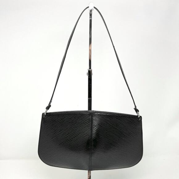 Louis Vuitton Demi Lune Epi Leather Black Shoulder Bag Fixed Strap - Picture 7 of 9